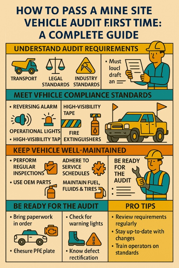 infographic How to Pass a Mine Site Vehicle Audit First Time — A Complete Guide