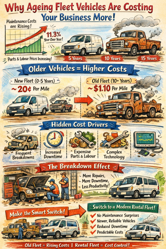 Maintenance Costs Are Increasing Every Year: Why Ageing Fleet Vehicles Are Costing Your Business More