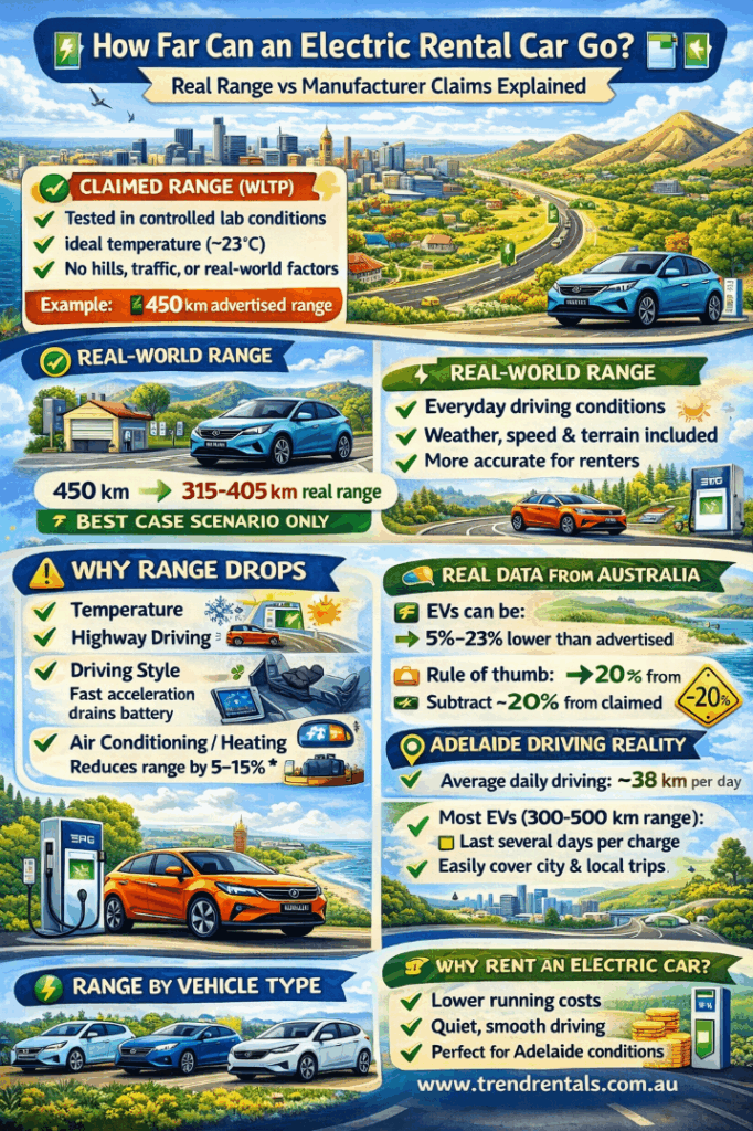 How Far Can an Electric Rental Car Go? Real Range vs Manufacturer Claims