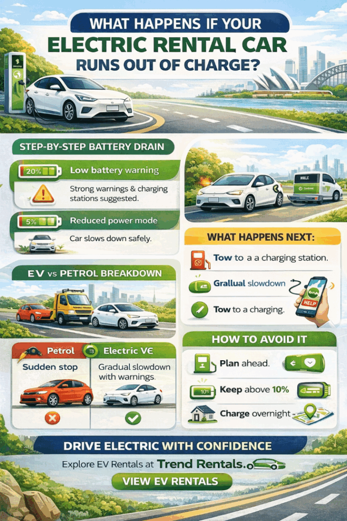 What Happens If an Electric Rental Car Runs Out of Charge?