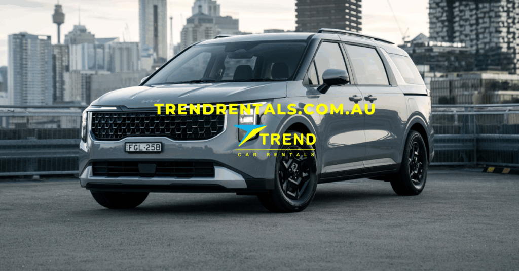 Who offers good value people mover or 7-seater rentals in Australia for bigger groups?